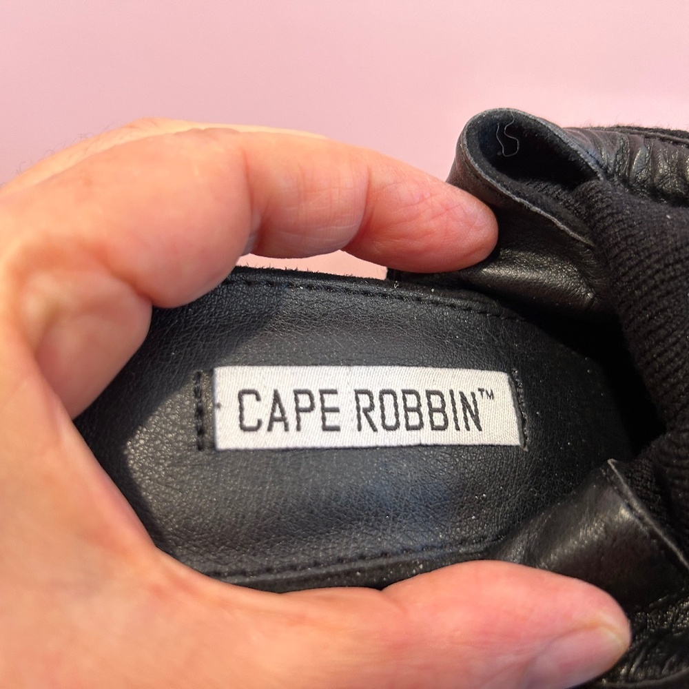 Cape Robbin Block Heel Open Toe Shoes Size 6.5 - image 4